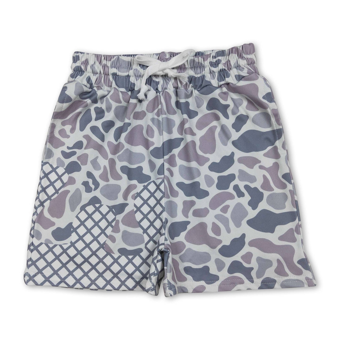 Camo ice cream sprinkle baby boy summer shorts