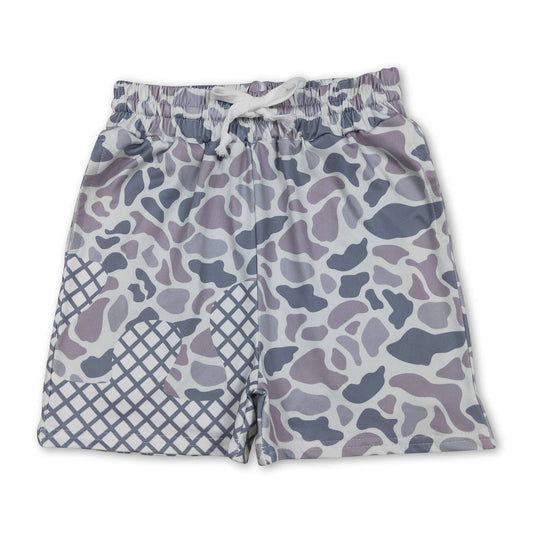 Camo ice cream sprinkle baby boy summer shorts