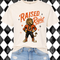 Retro Raised Right T-Shirt | Any Mascot • Any Color