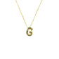 Initial Balloon Bubble Gold Necklace