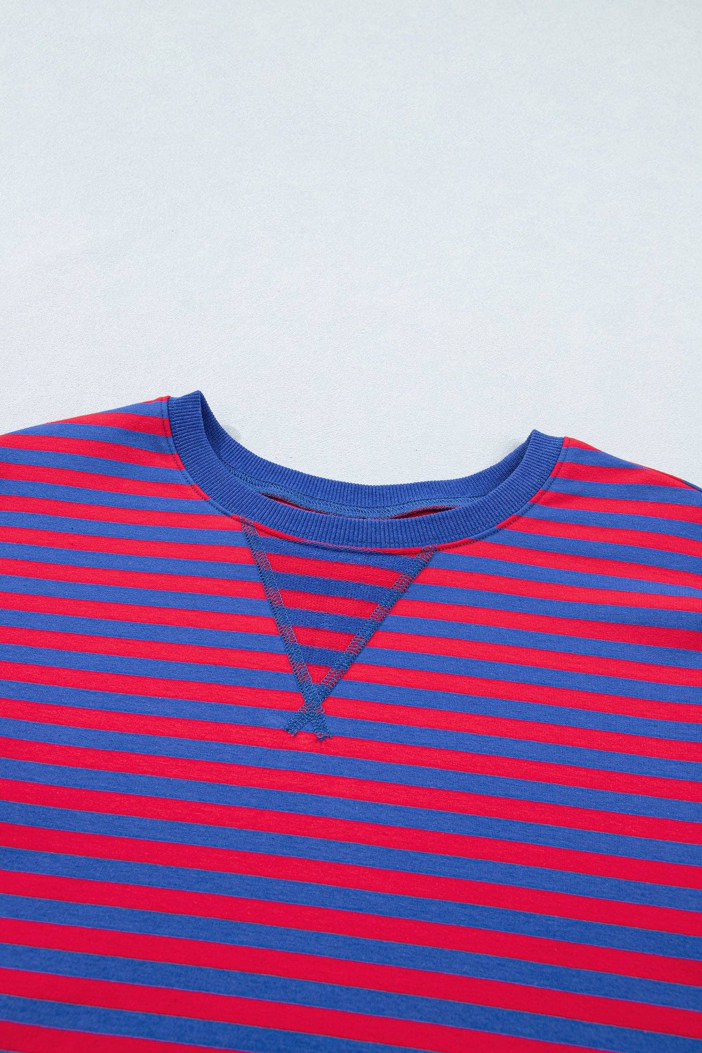 PRETTY BASH Stripe Short Sleeve Top & Short Set