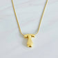 Balloon Letter Initial Necklace