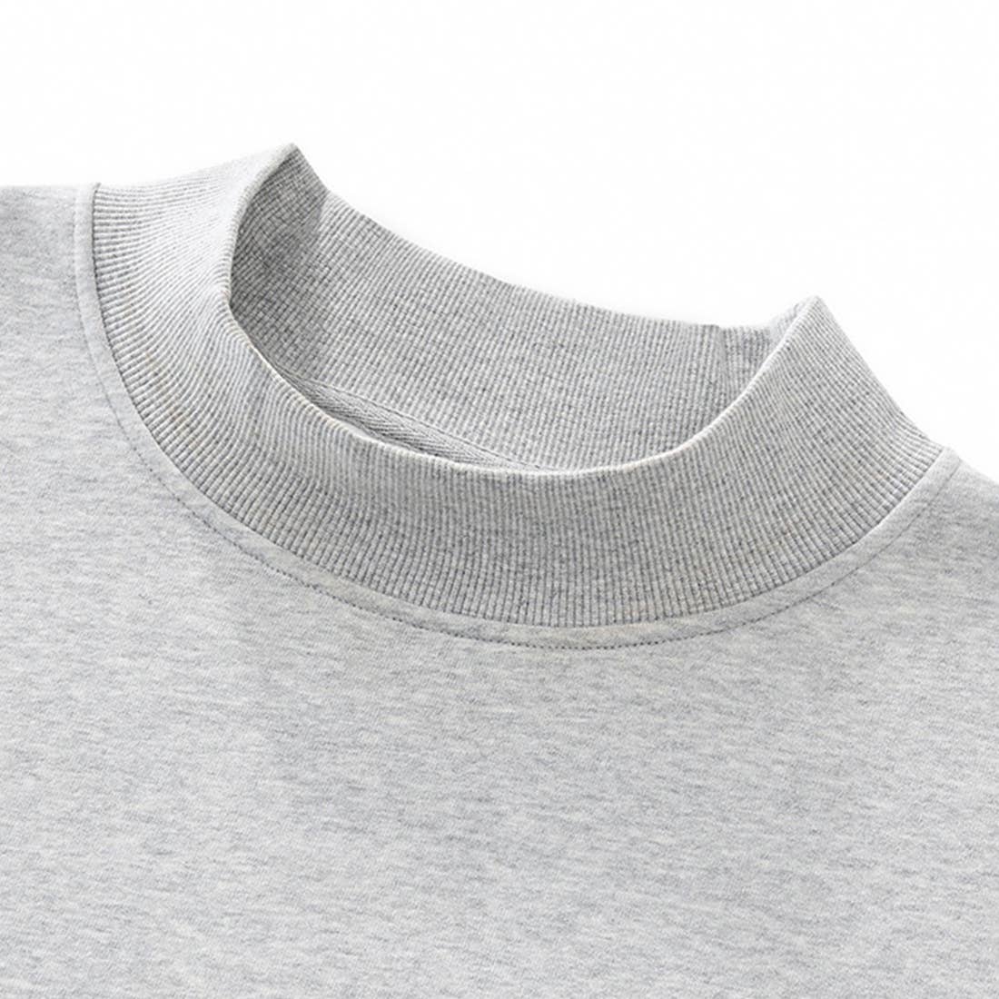 Unisex Cozy Fleece Half-High Neck Sweatshirt