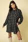 Long Sleeve Button Down Side Pocket Brushed Shaket