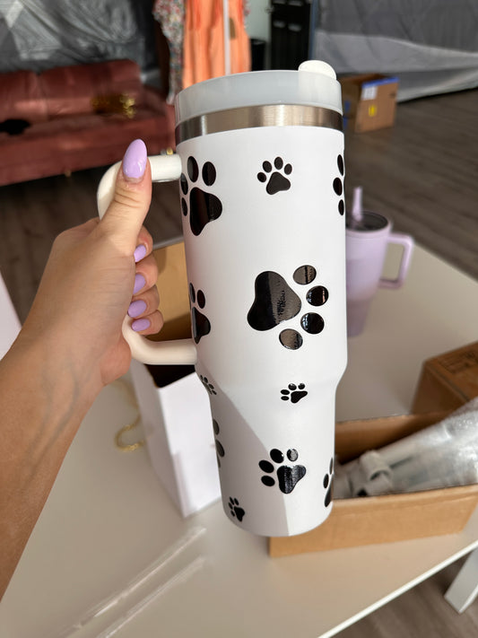 Paw Print Tumbler