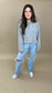 Brushed Ribbed Oversized Henley Top