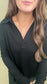 Chelsey Waffle Collared Top