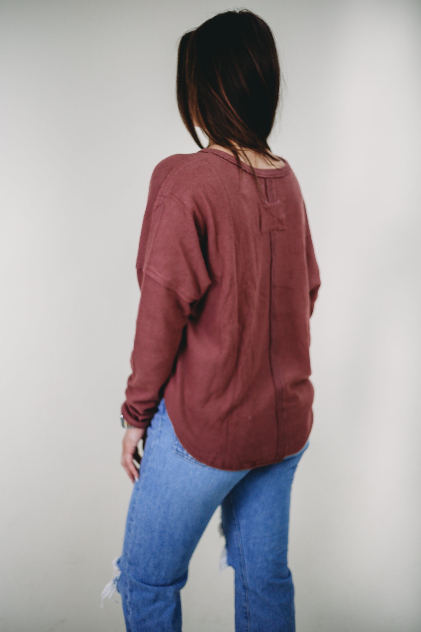 Marsala Long Sleeve (Plus Size Available)