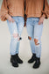 Chill Distressed Straight Jeans