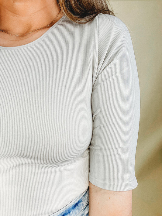 Ribbed Bodysuit