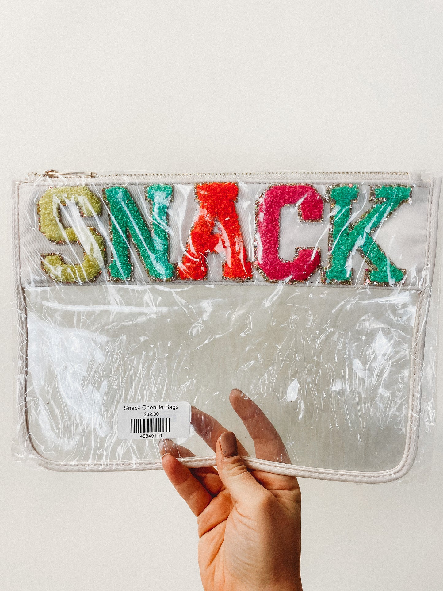 Snack Chenille Bags